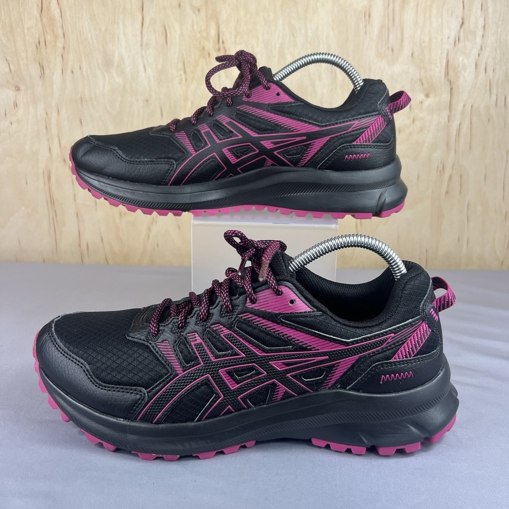 ASICS Trail Scout 2 Womens Size 11 Black Fuchsia Trail Running Shoes 1012B039